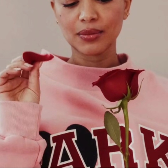 PARKE Jean Heart Varsity Mockneck - Blush - Picture 4 of 7